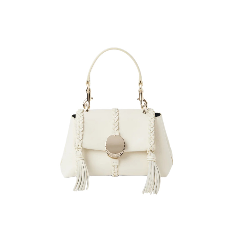 Chloé Penelope Mini Soft Misty Ivory Leather