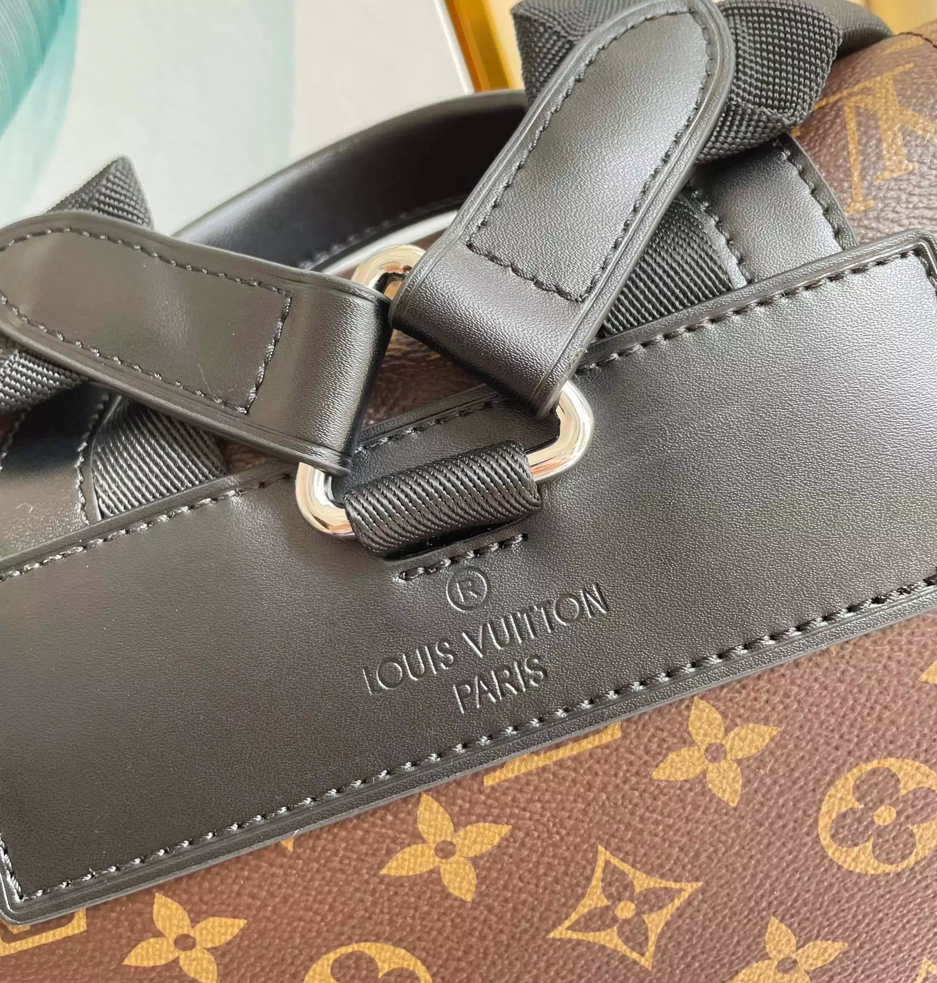 Christopher MM Monogram Macassar Canvas
