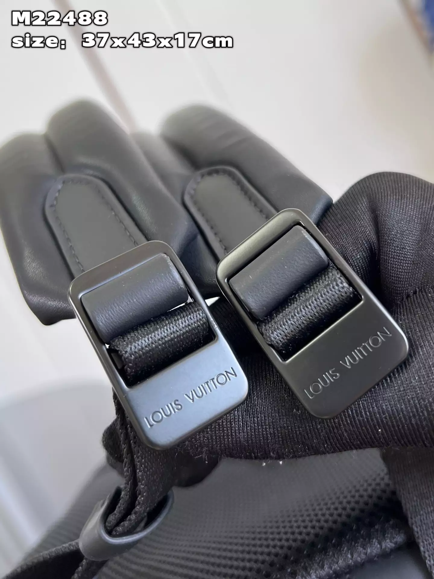 Comet Backpack Black Borealis Calf Leather