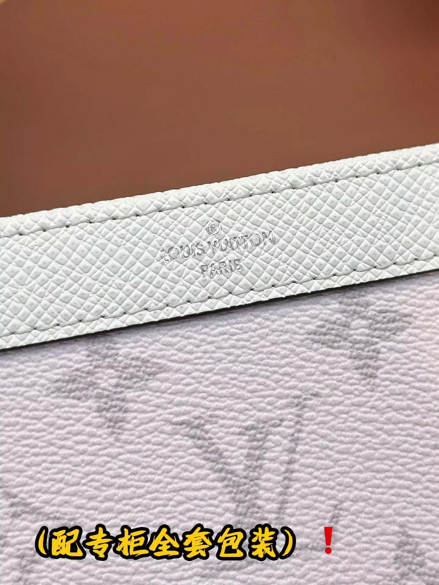 Gaston Wearable Wallet Optic White Taigarama Monogram Canvas