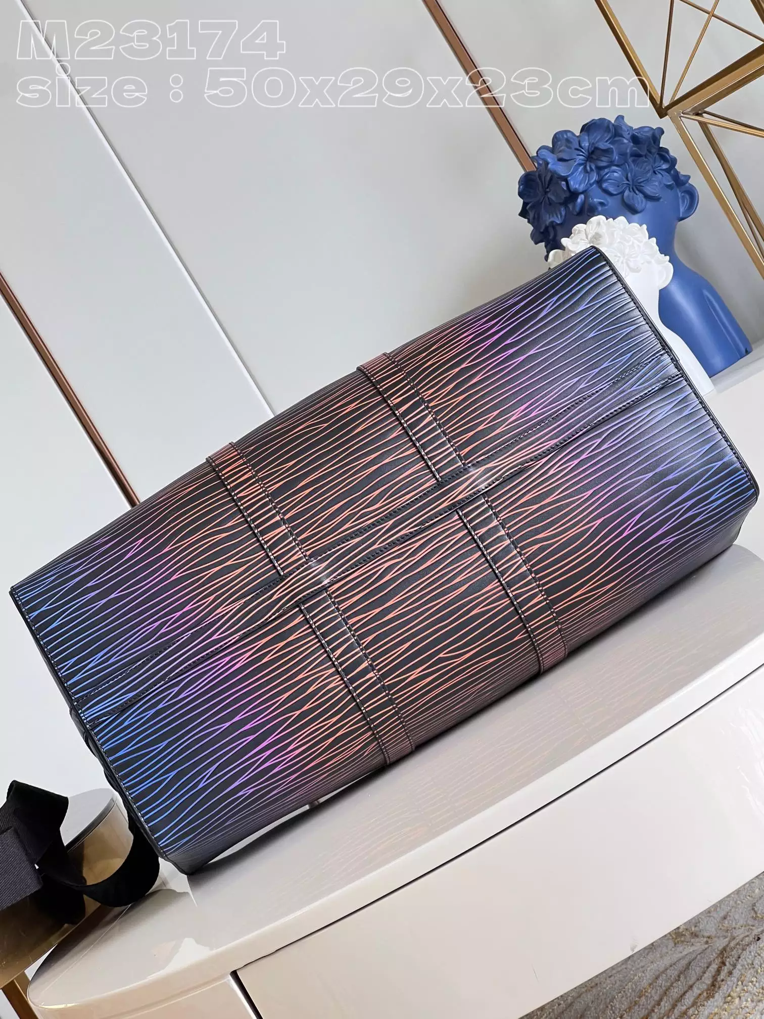 Keepall Bandoulière 50 Gradient Electric Sun