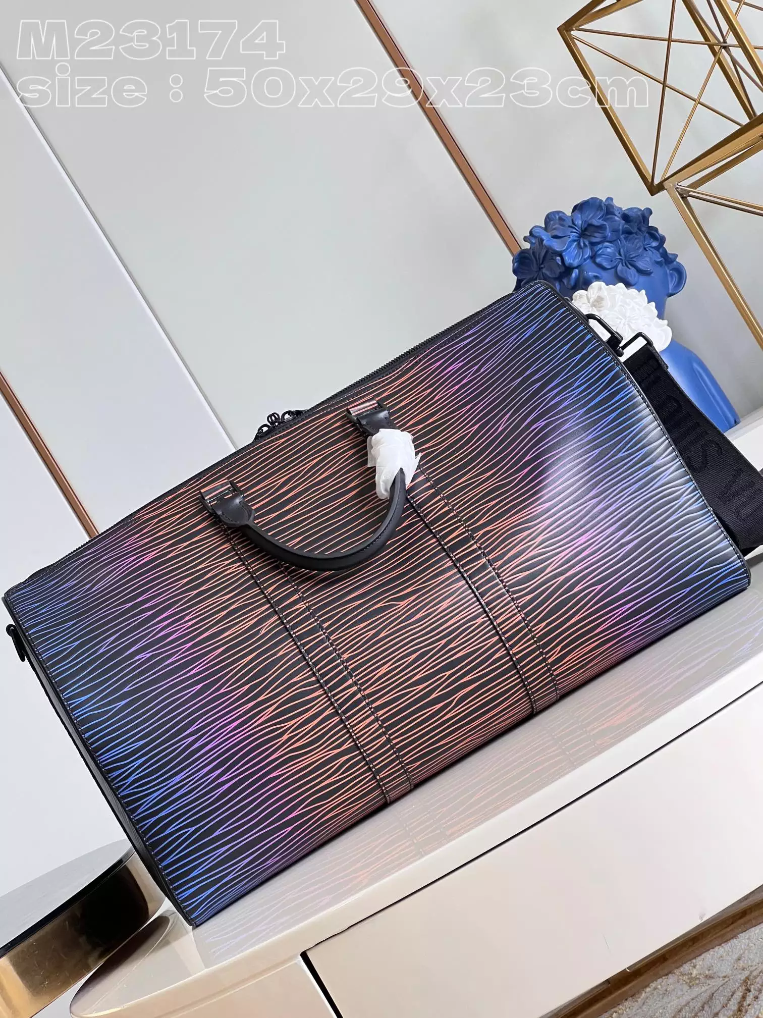 Keepall Bandoulière 50 Gradient Electric Sun