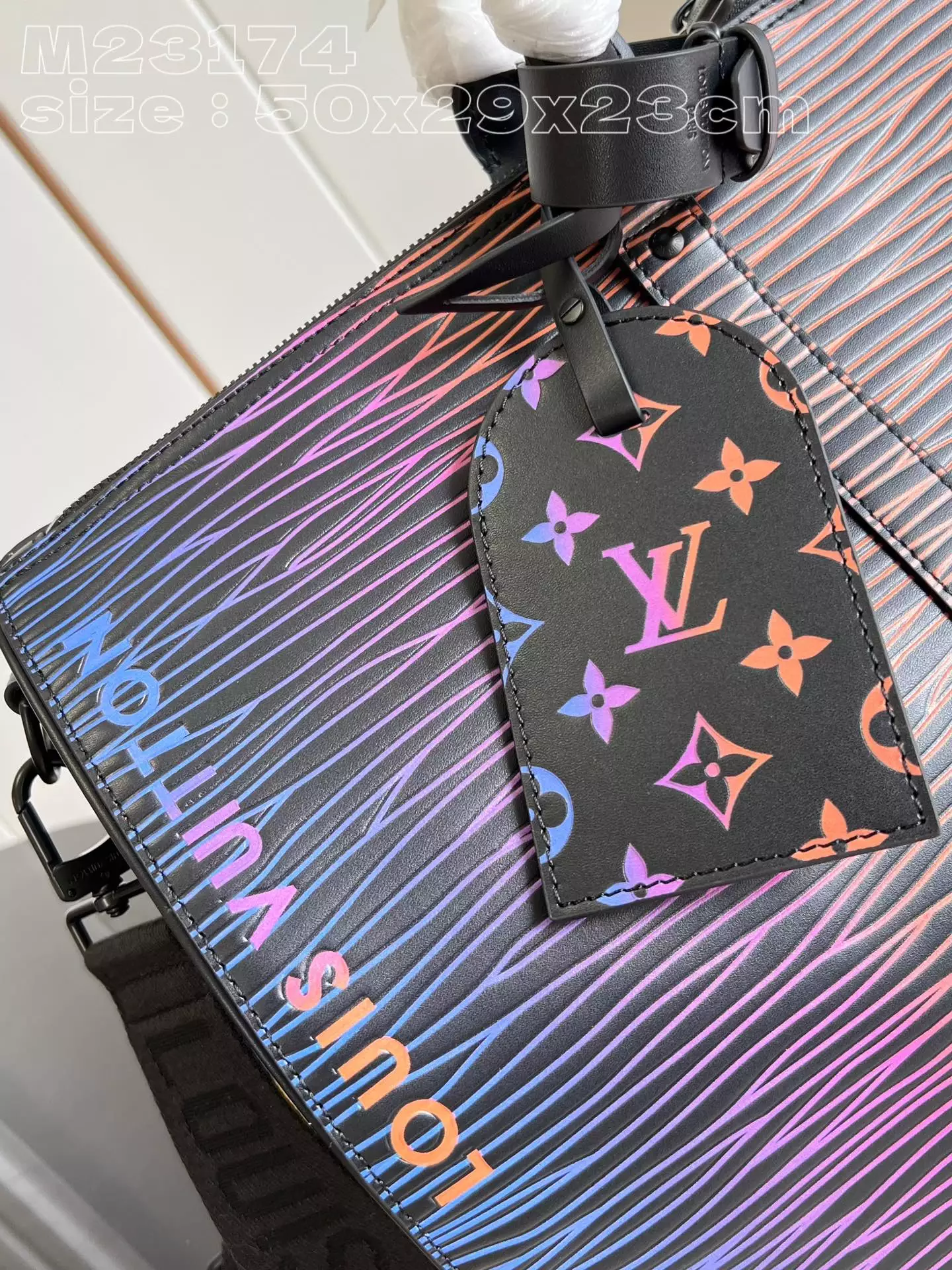 Keepall Bandoulière 50 Gradient Electric Sun