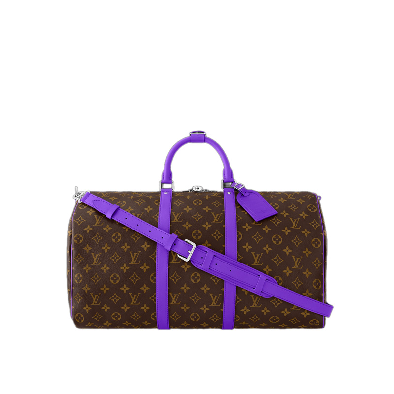 Keepall Bandoulière 50 Violet Monogram Macassar Canvas