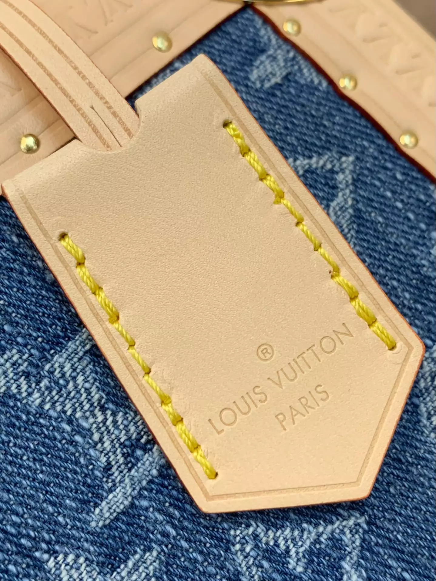 Petite Valise Monogram Denim Blue Canvas