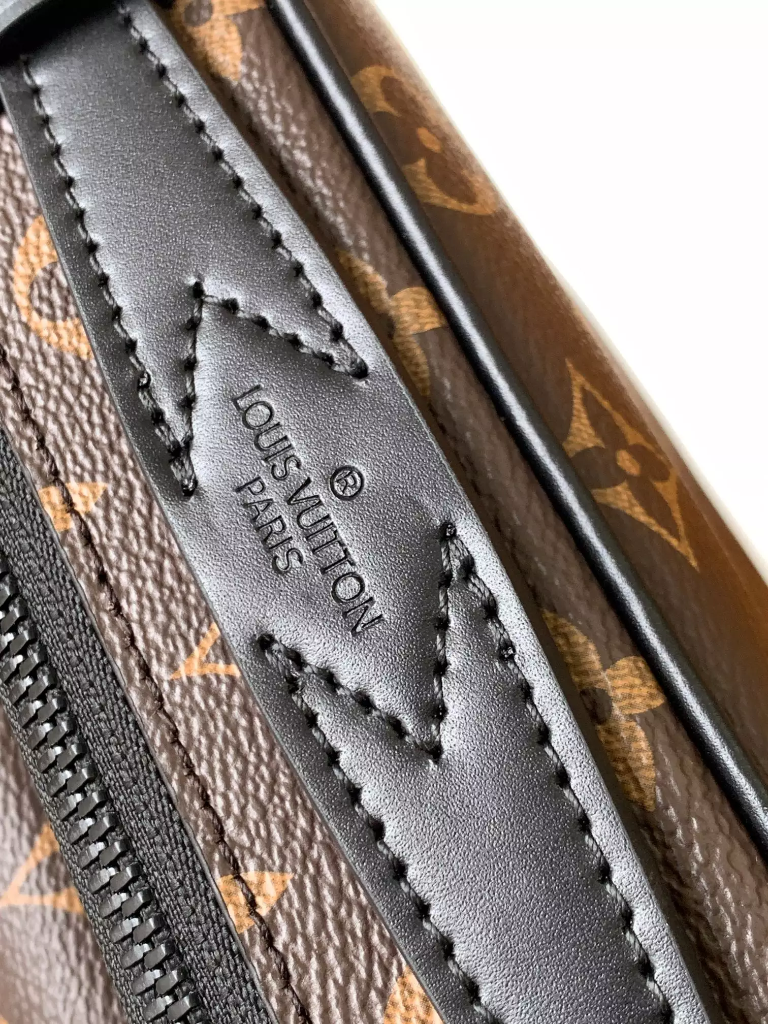 S Lock Messenger Monogram Macassar Canvas