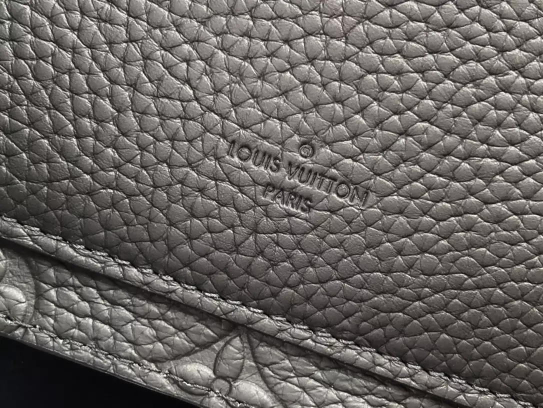 S Lock Sling Bag Monogram Black Taurillon Leather