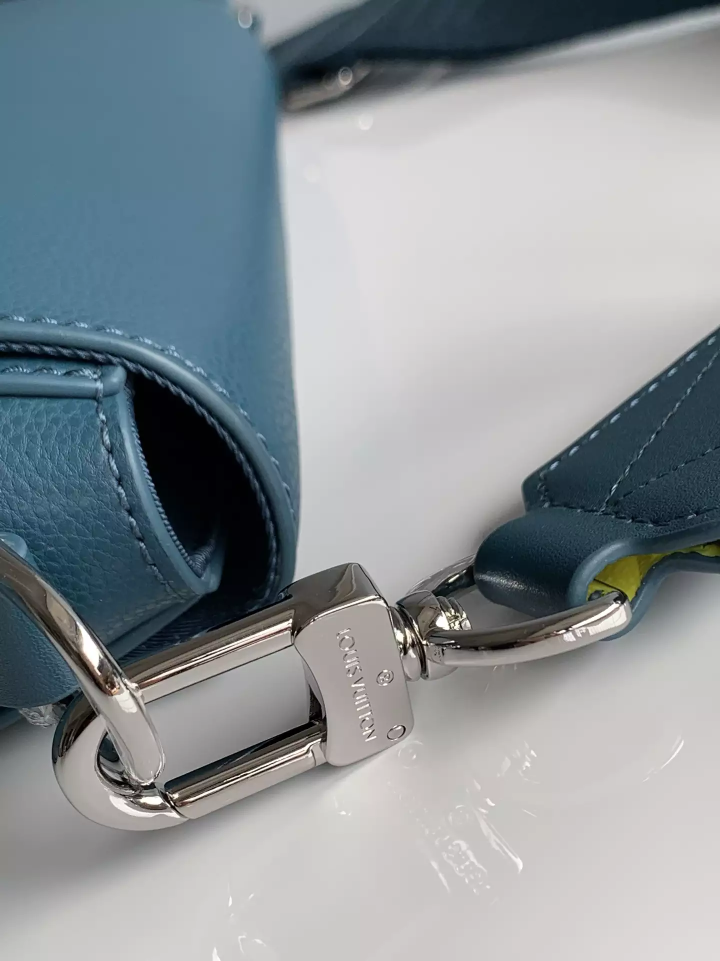 Takeoff Sling LV Aerogram Atlantic Blue Cowhide Leather