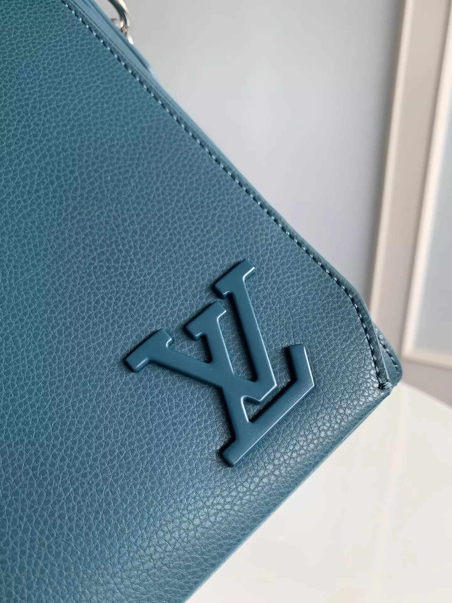 Takeoff Sling LV Aerogram Atlantic Blue Cowhide Leather