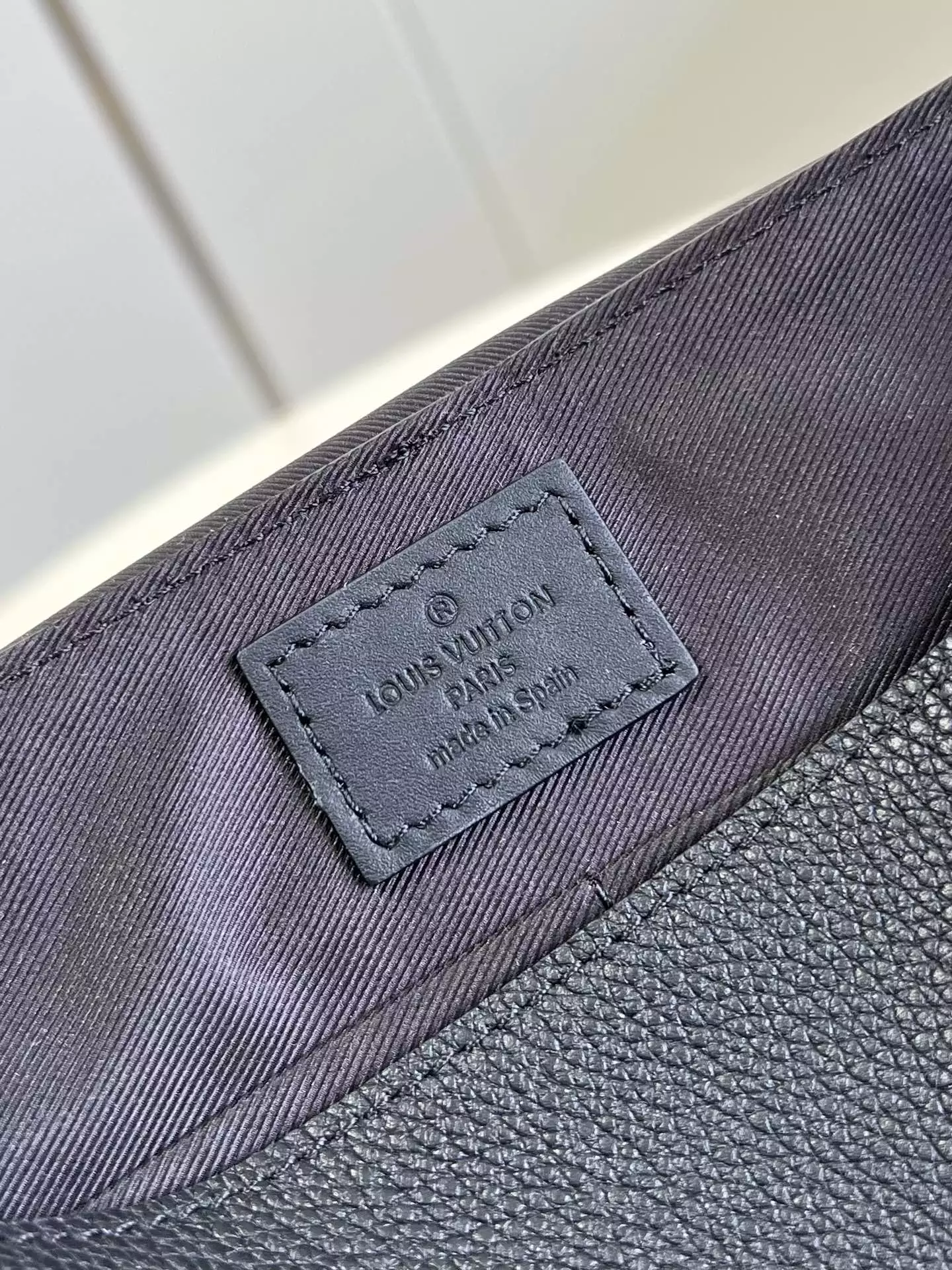 Takeoff Sling LV Aerogram Black Cowhide Leather