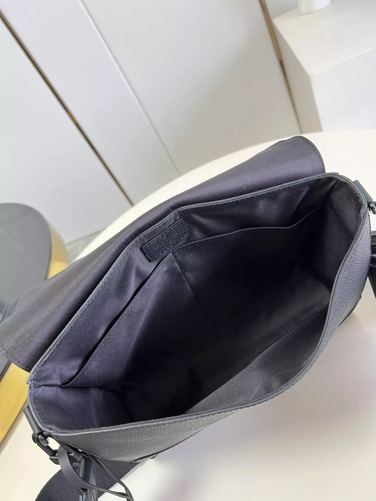 Takeoff Sling LV Aerogram Black Cowhide Leather