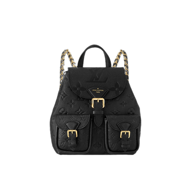 Backup Backpack Black Monogram Empreinte Leather