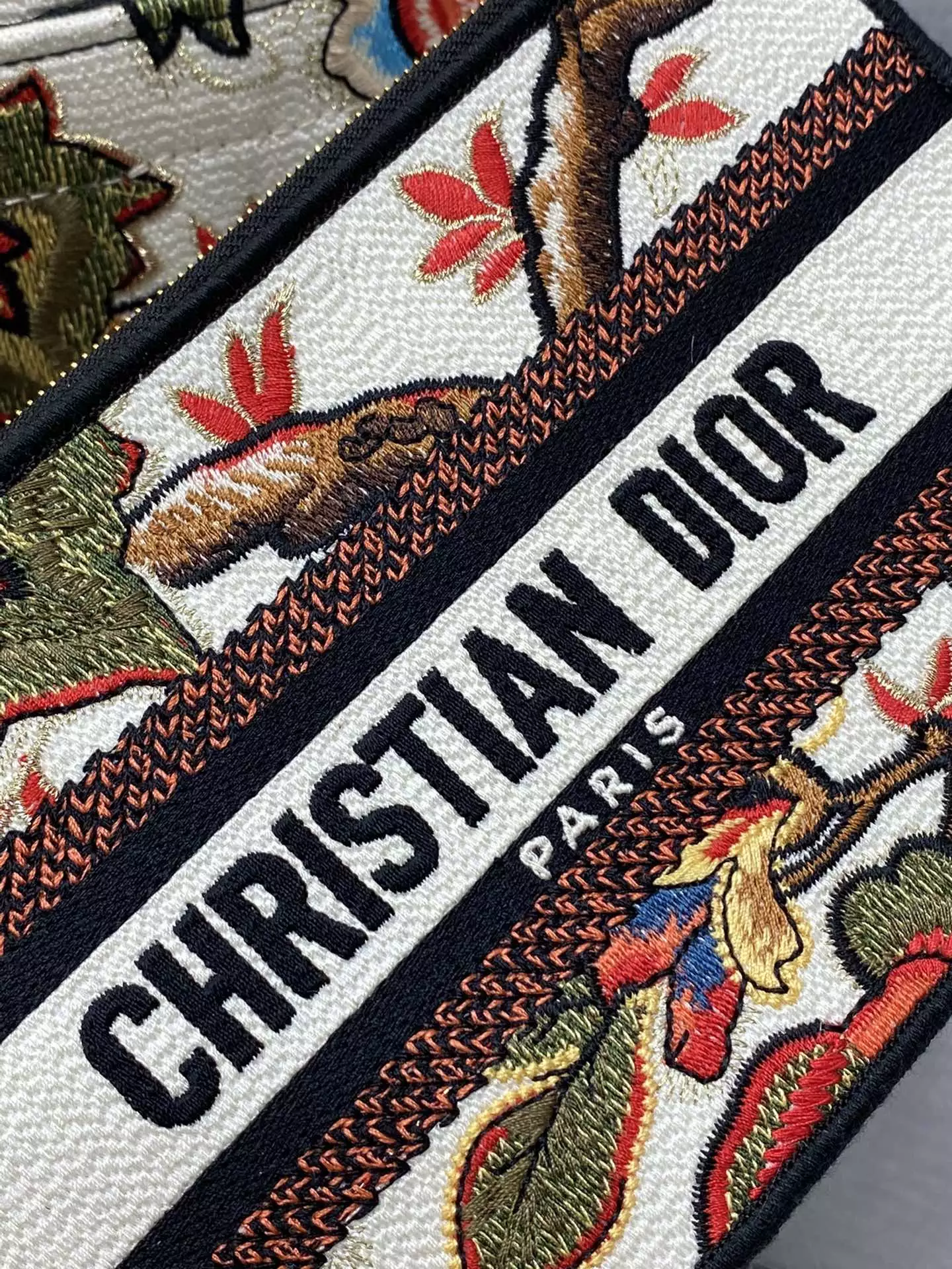 Hat Basket Bag Natural Multicolor Albero Della Vita Embroidery