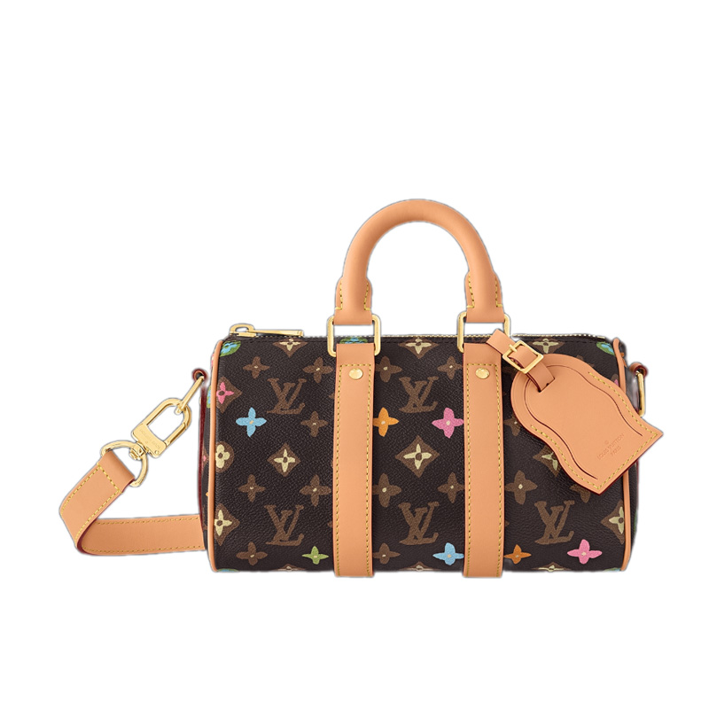 Keepall Bandoulière 25 Chocolate Monogram Craggy Canvas