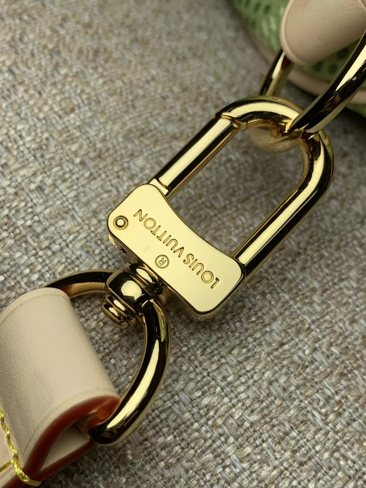 Keepall Bandoulière 35 Green Damier Golf Canvas