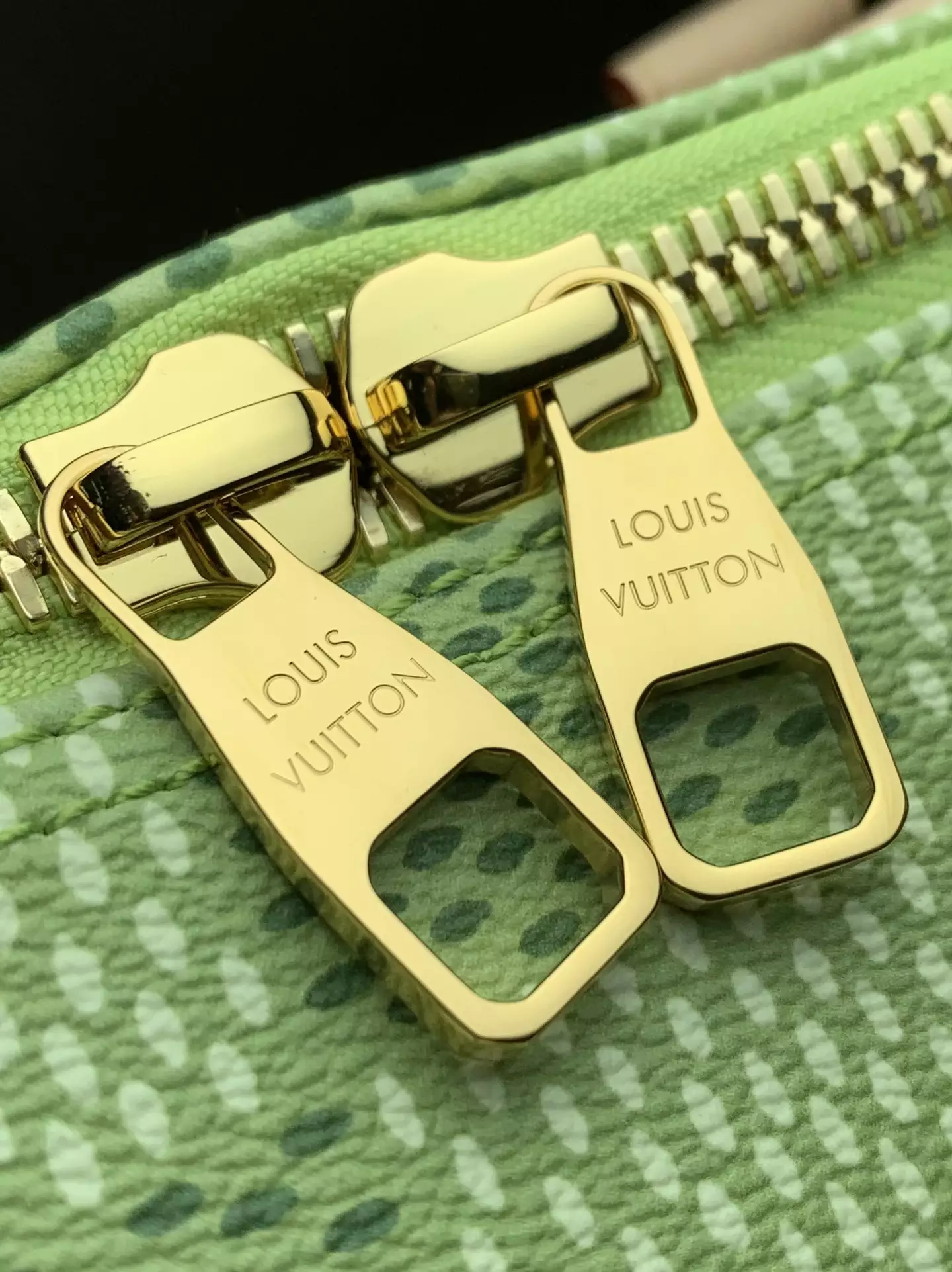 Keepall Bandoulière 35 Green Damier Golf Canvas