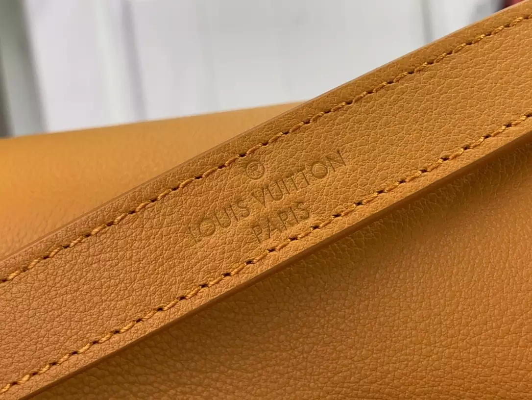 LV Dauphine Soft MM Orange Calfskin