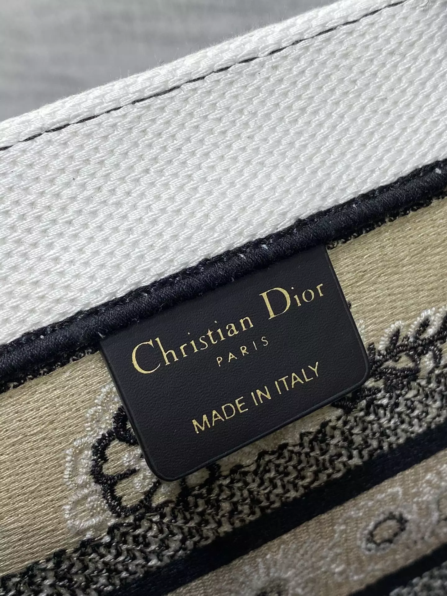 Medium Dior Book Tote Beige Multicolor Butterfly Bandana Embroidery