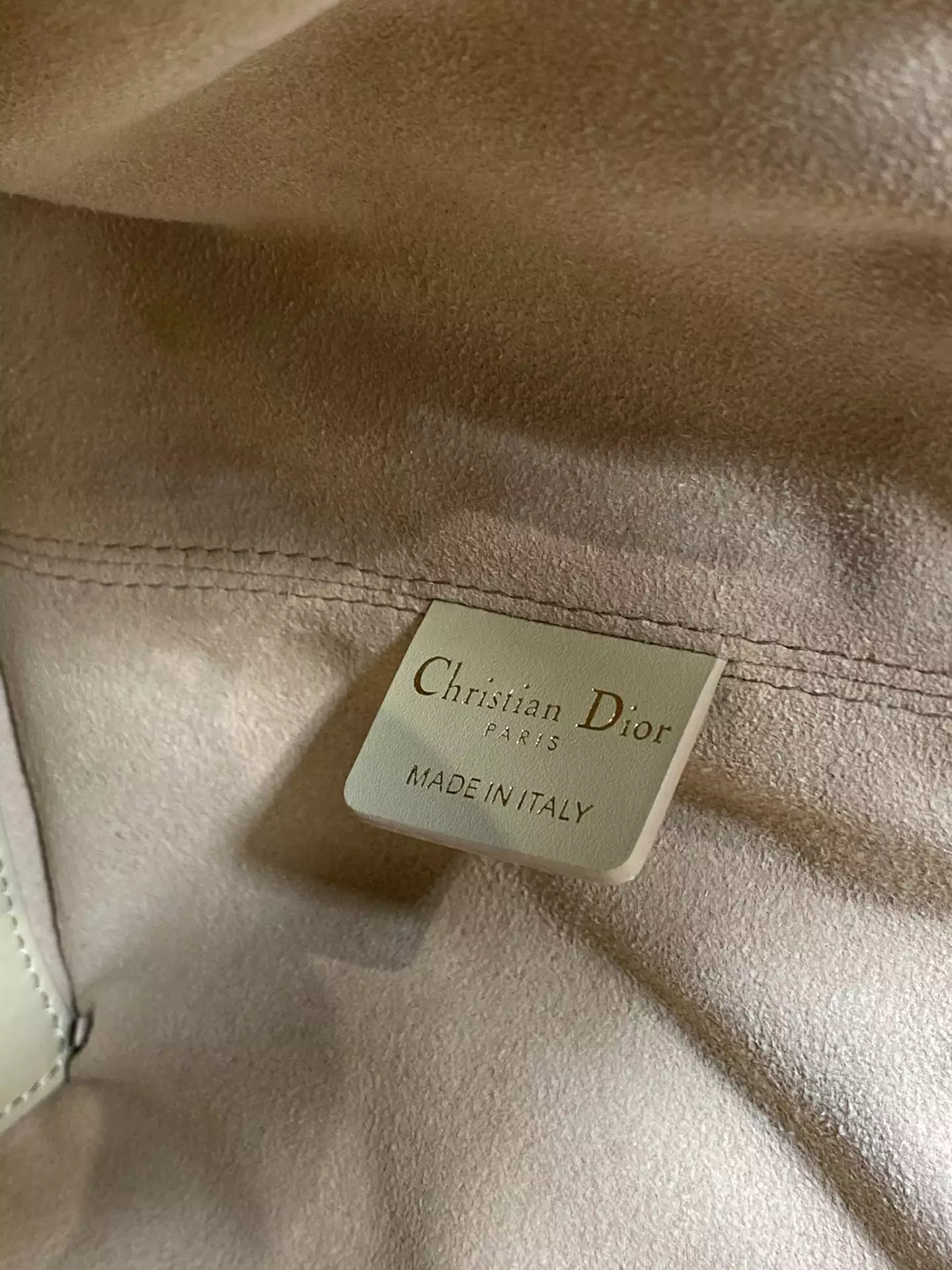 Medium Dior Toujours Bag Medium Tan Macrocannage Calfskin