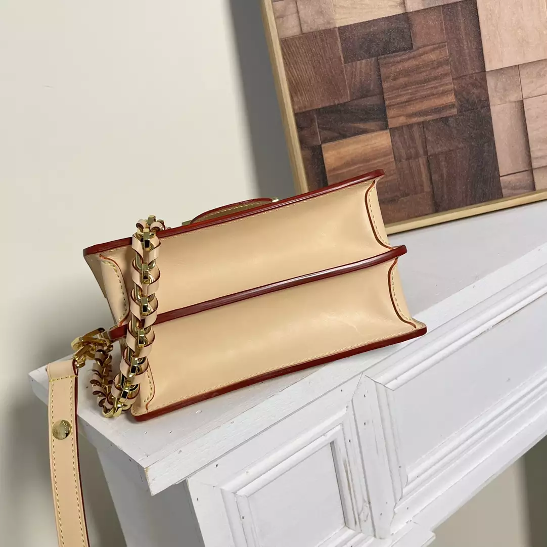 Mini Dauphine Multicolor Beige Monogram Jacquard Fabric