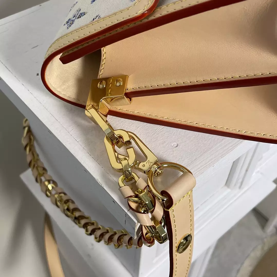 Mini Dauphine Multicolor Beige Monogram Jacquard Fabric