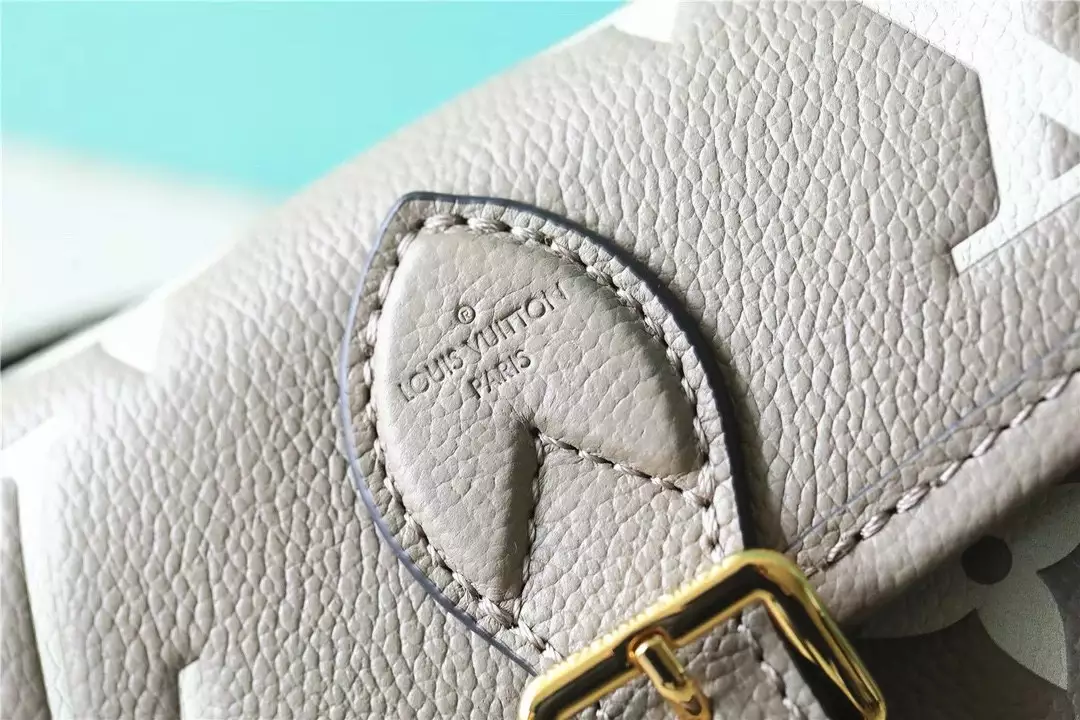 Nano Diane Bicolor Monogram Empreinte Beige/Cream Leather