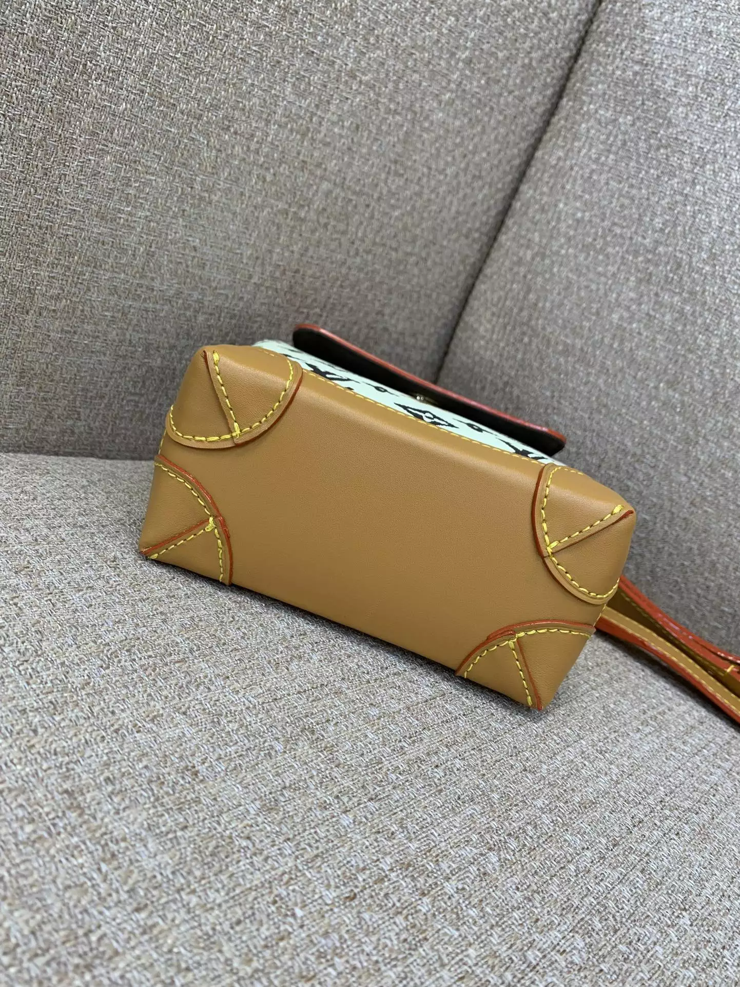 Nano Steamer Vanilla Monogram Craggy Canvas