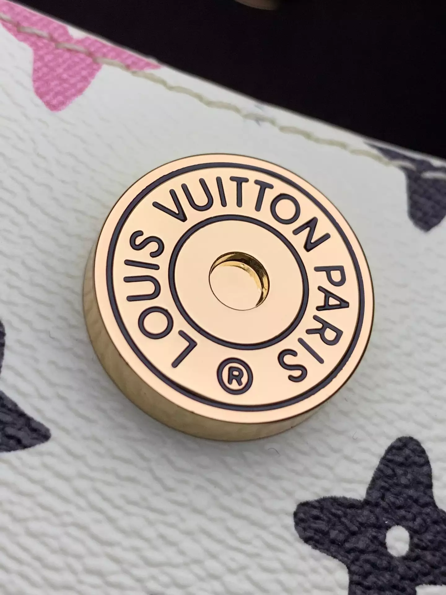 Nano Steamer Vanilla Monogram Craggy Canvas