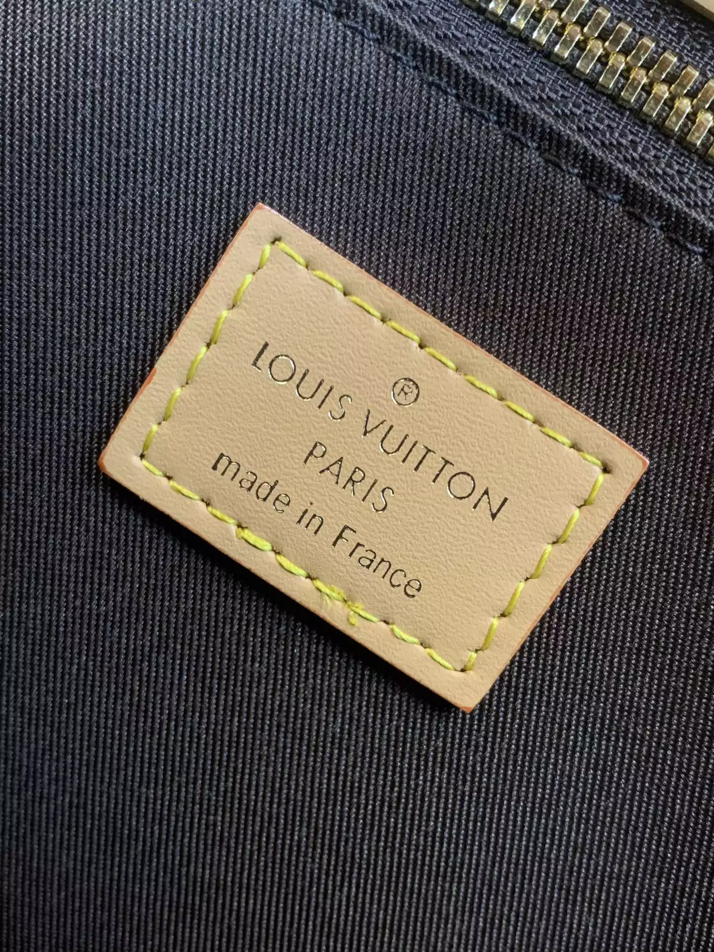 Sac Plat Vanilla Monogram Craggy Canvas