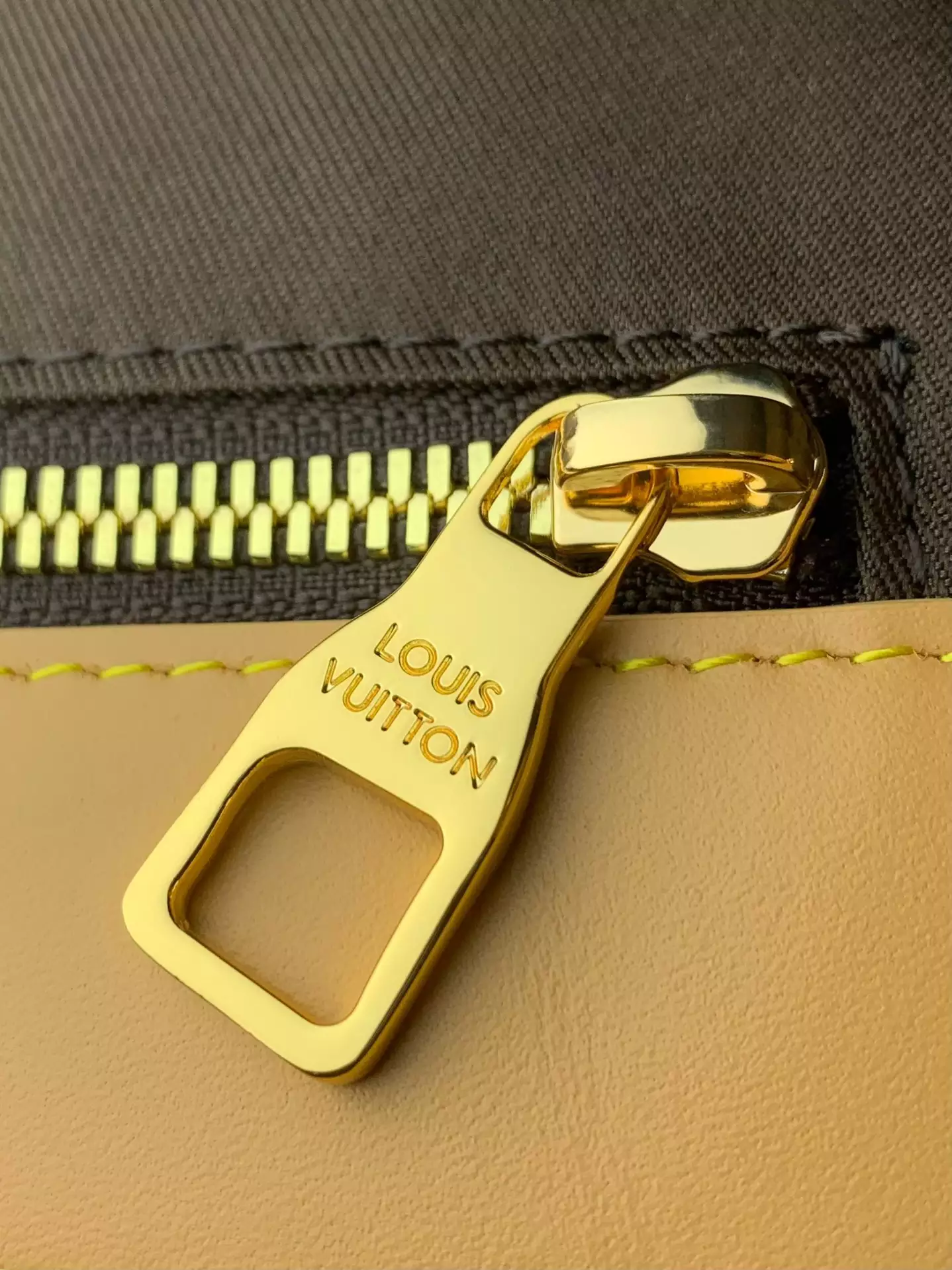 Sac Plat Vanilla Monogram Craggy Canvas