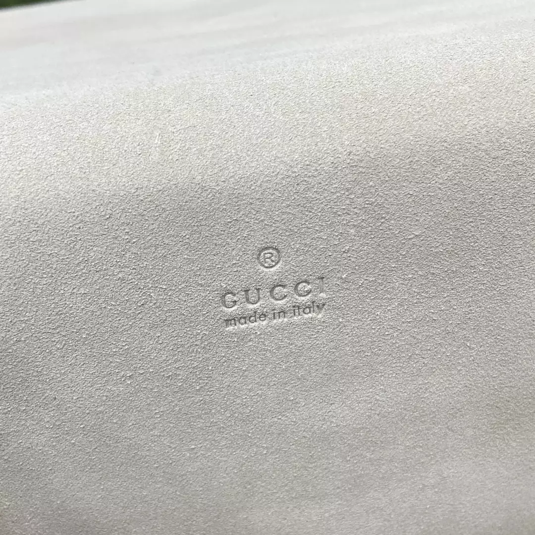 Dionysus Large Shoulder Bag in Light Grey Patent Leather