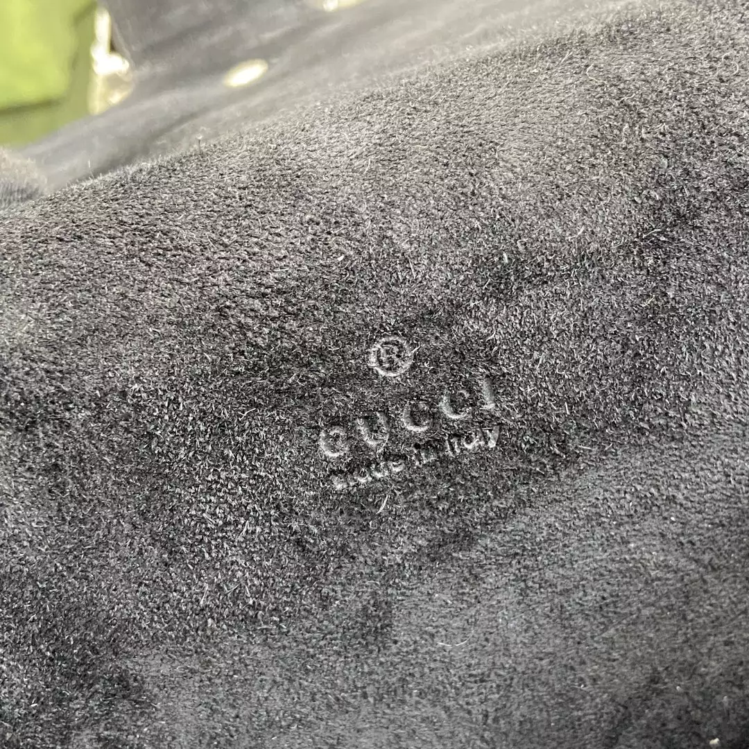 Dionysus Small Shoulder Bag in Black Patent Leather