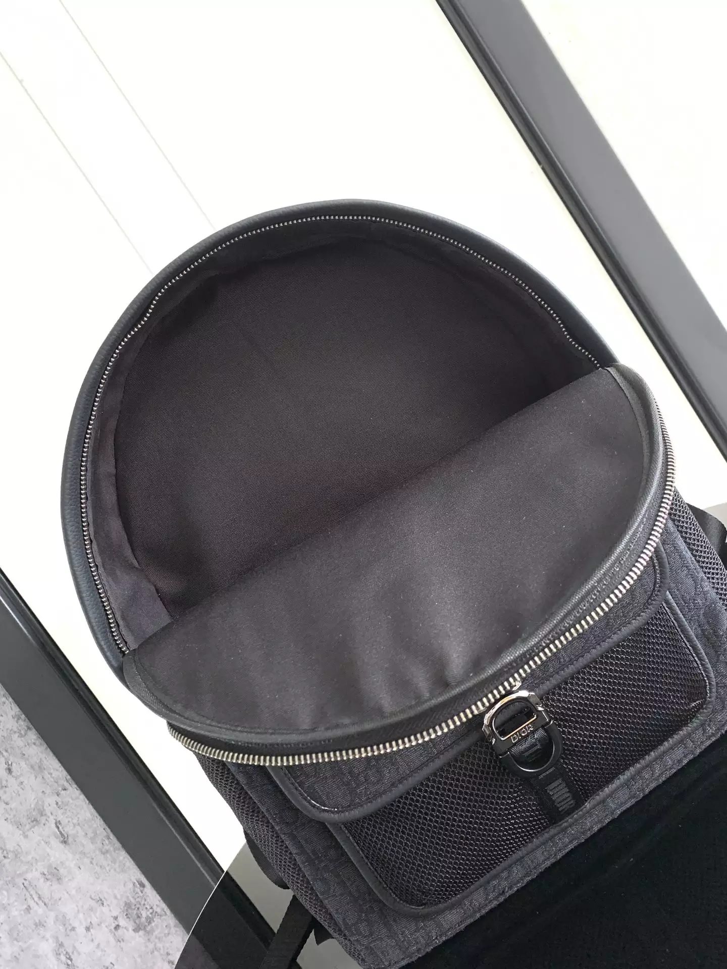 Dior 8 Backpack Black Dior Oblique Jacquard