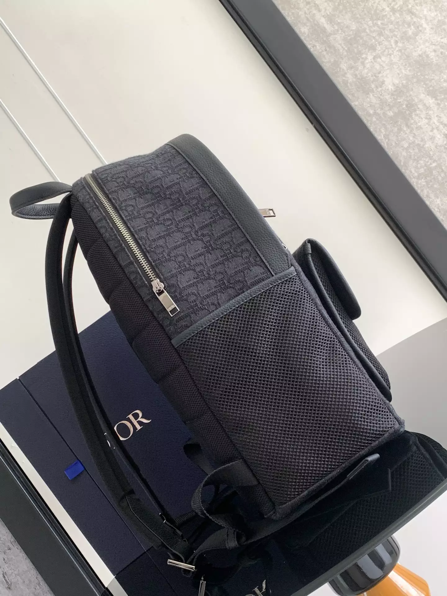 Dior 8 Backpack Black Dior Oblique Jacquard