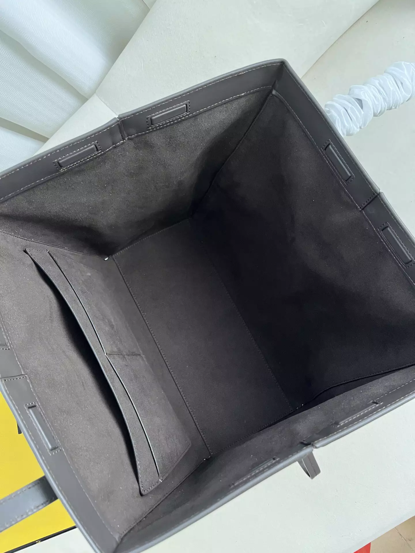 Fendi Origami Large Brown FF Jacquard Fabric Bag