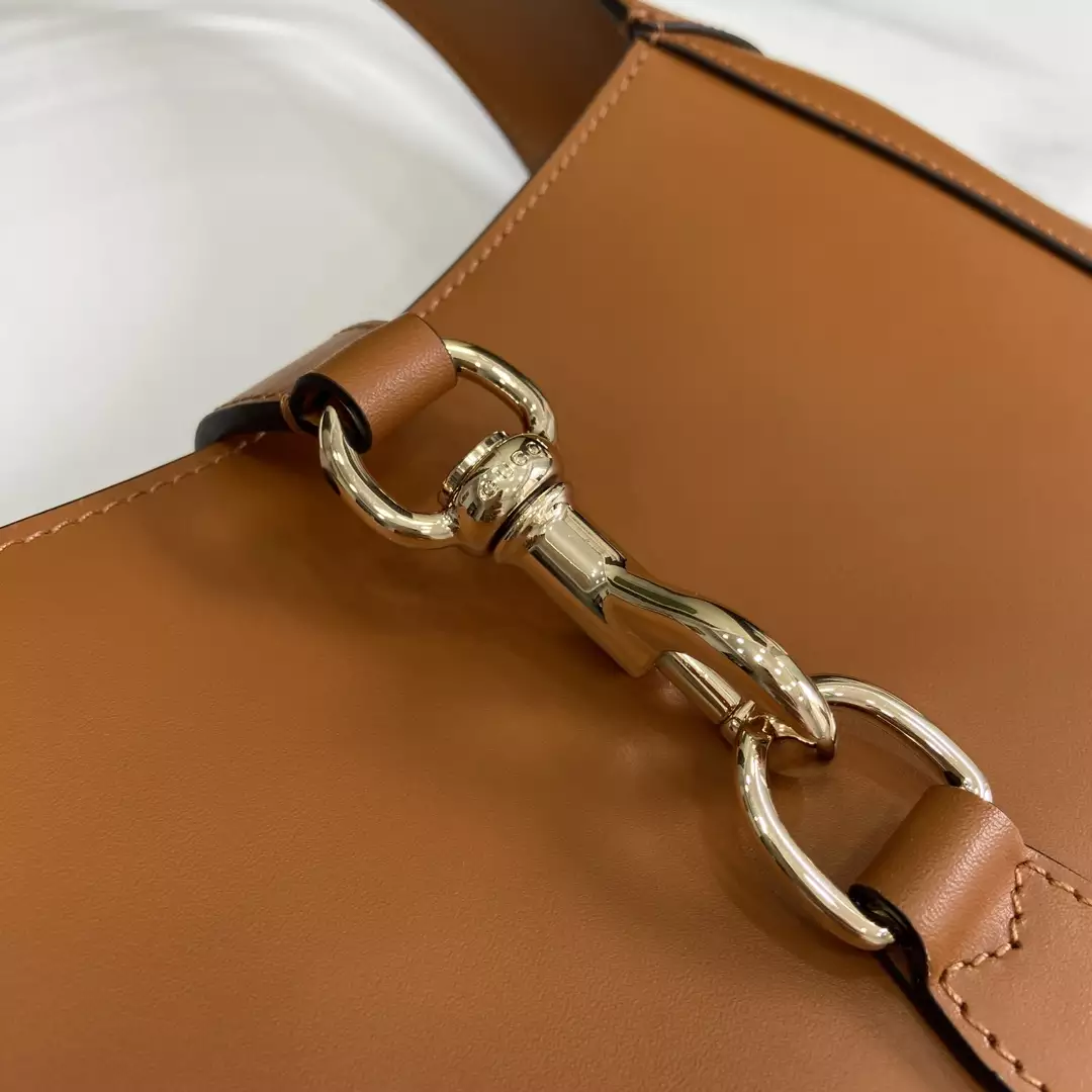 G*u*i jackie small shoulder bag brown leather