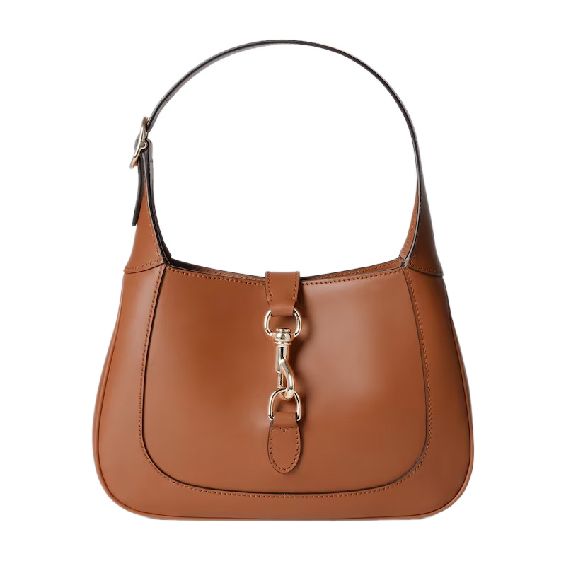 G*u*i jackie small shoulder bag brown leather