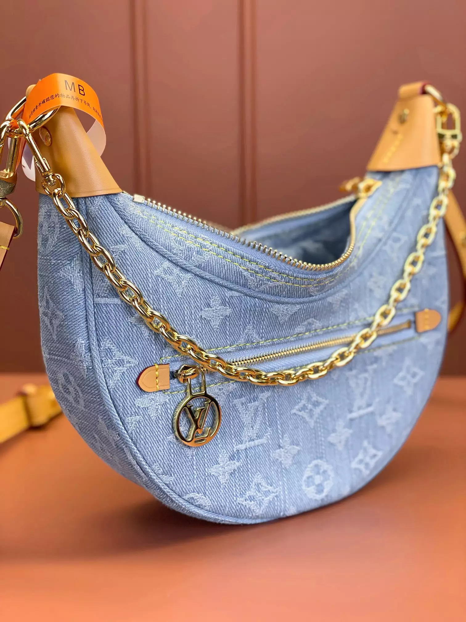 Louis Vuitton Loop Sky Denim Monogram Denim