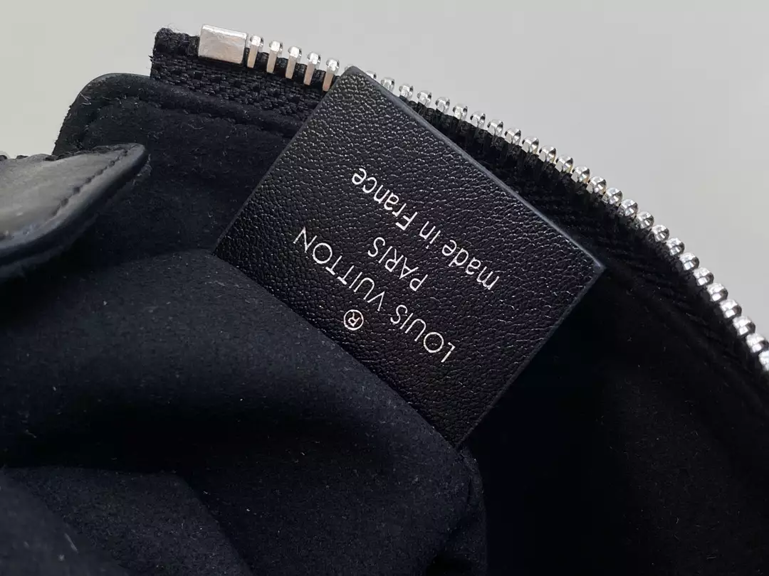 Louis Vuitton Slim Trunk Black Calf Leather Bag