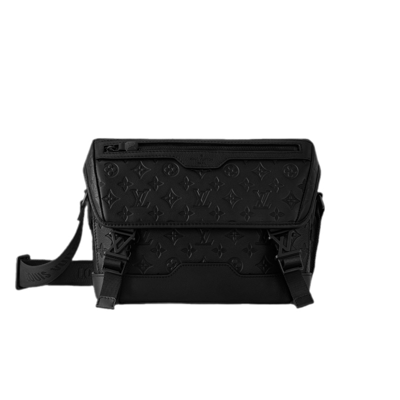 Messenger Voyager PM Black Monogram Shadow Leather