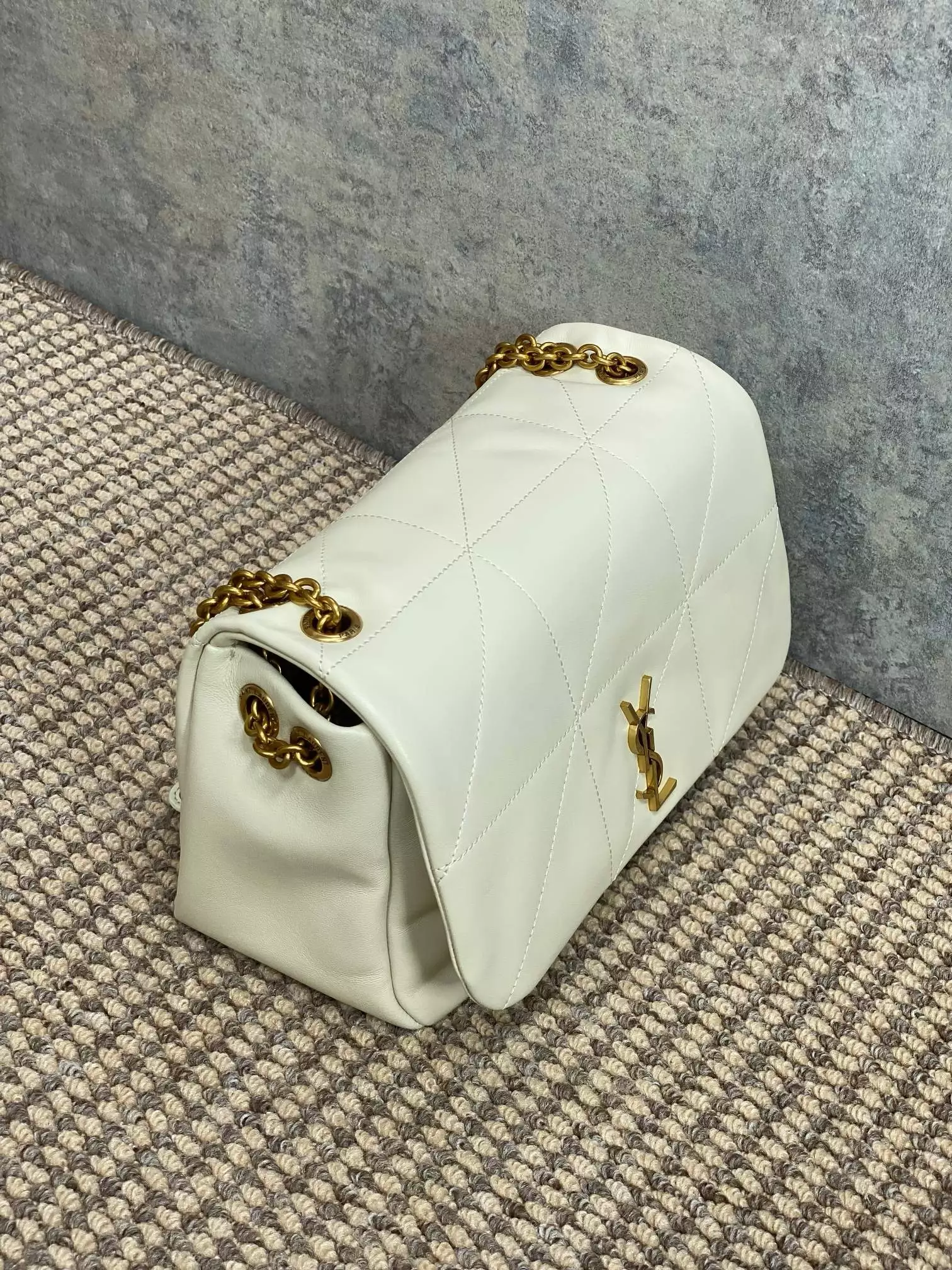 Jamie 4.3 Small in Blanc Vintage Lambskin - YB062