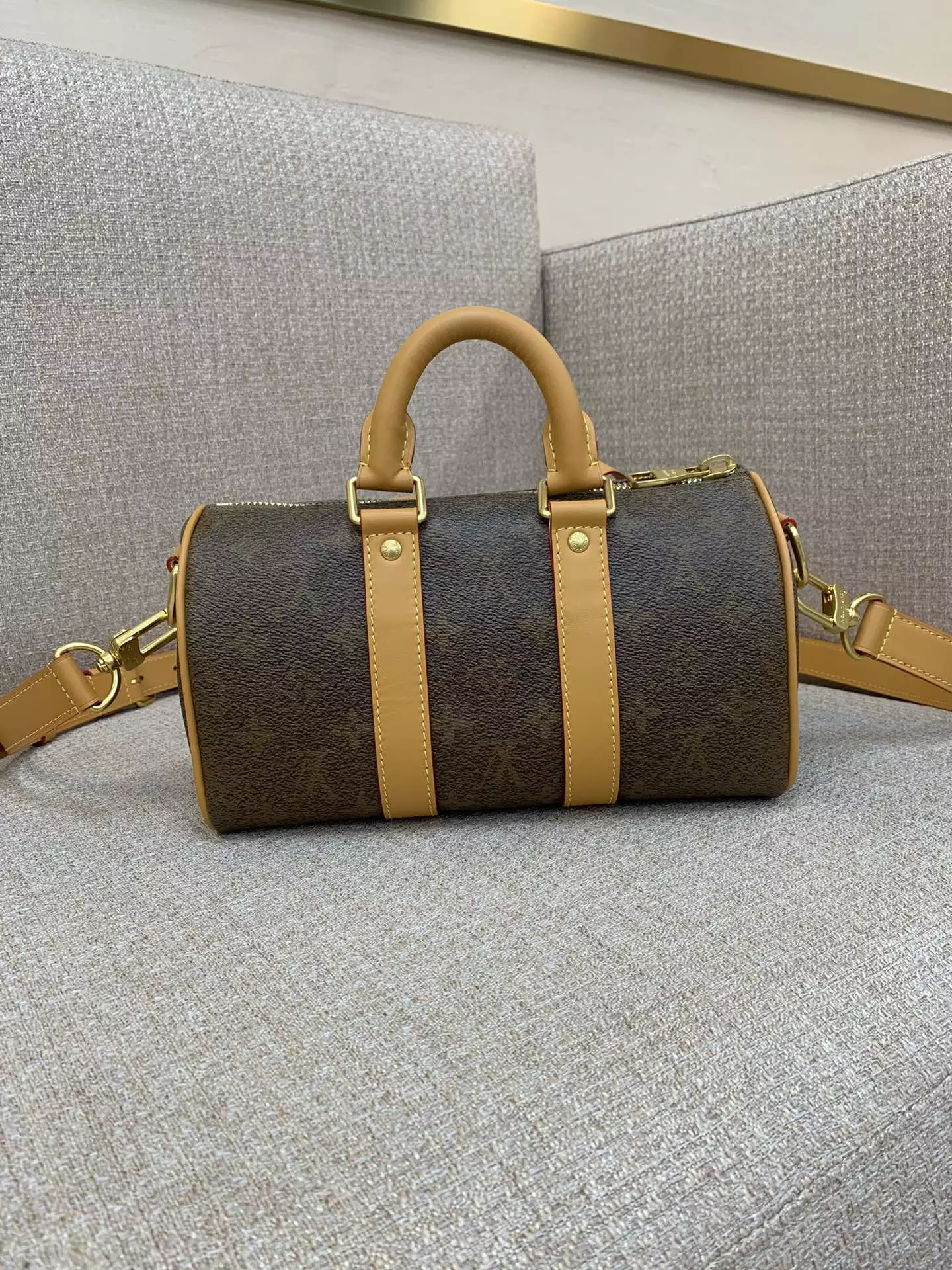 Keepall Bandoulière 25 Monogram Dust Canvas