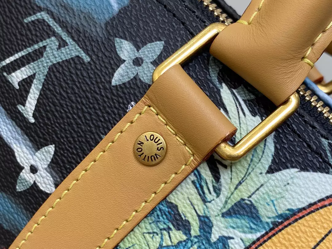 Keepall Bandoulière 25 Navy Blue Monogram Surfin’ Canvas