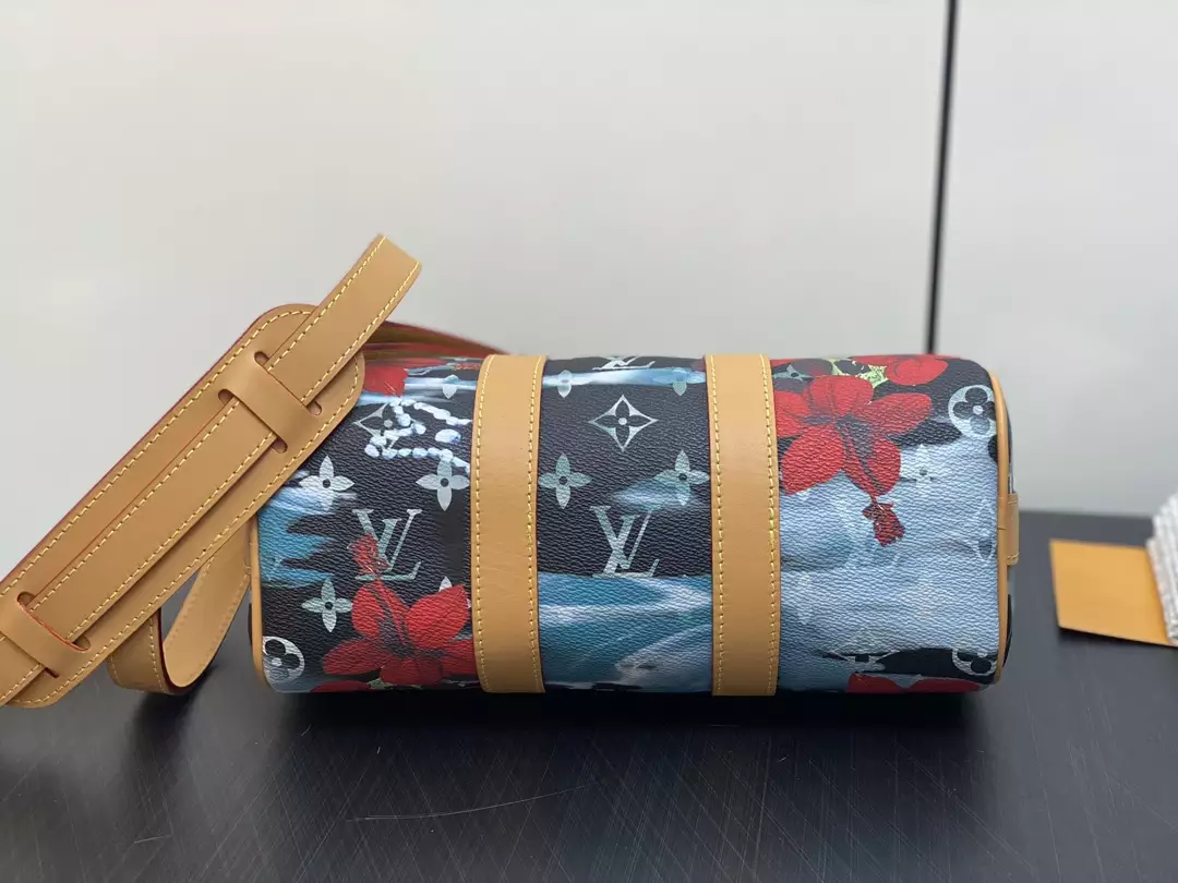 Keepall Bandoulière 25 Navy Blue Monogram Surfin’ Canvas