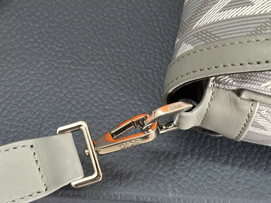 Mini Dior Hit The Road Bag Dior Gray CD Diamond Canvas