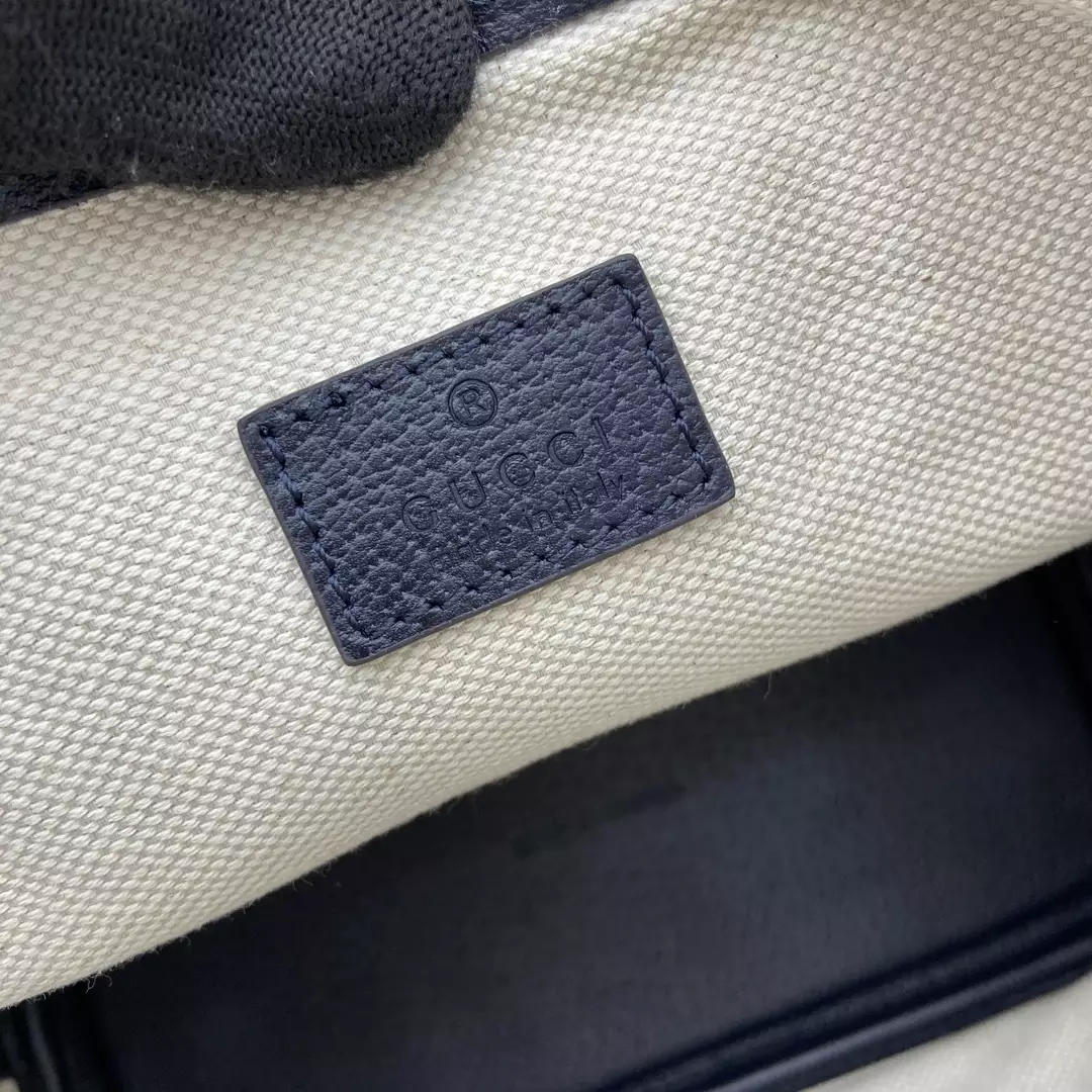 Ophidia Mini Tote Bag in Beige and Blue GG Supreme Canvas