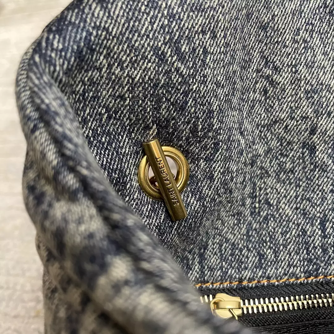 Puffer Toy in Rodeo Blue Denim - YB078