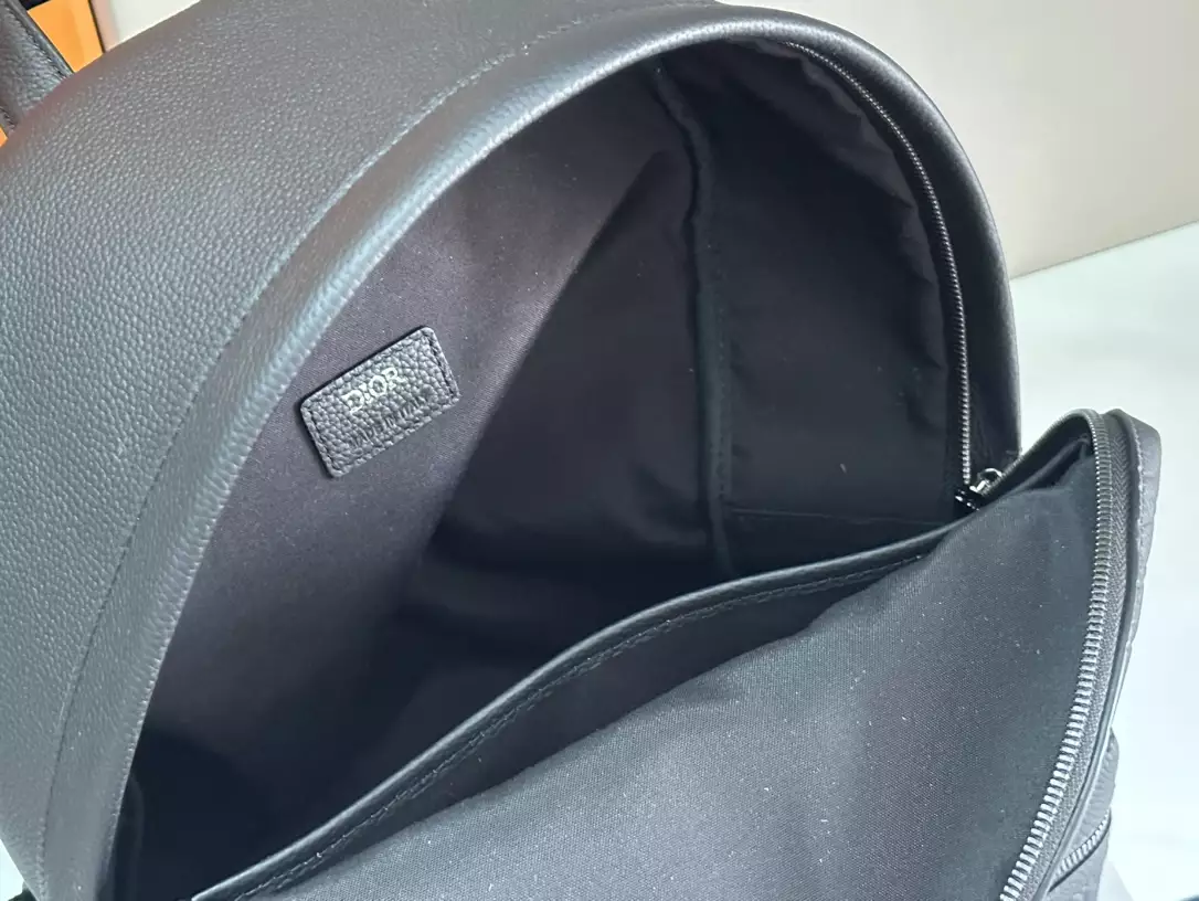 Rider 2.0 Backpack Black Dior Gravity Leather and Black Grained Calfskin