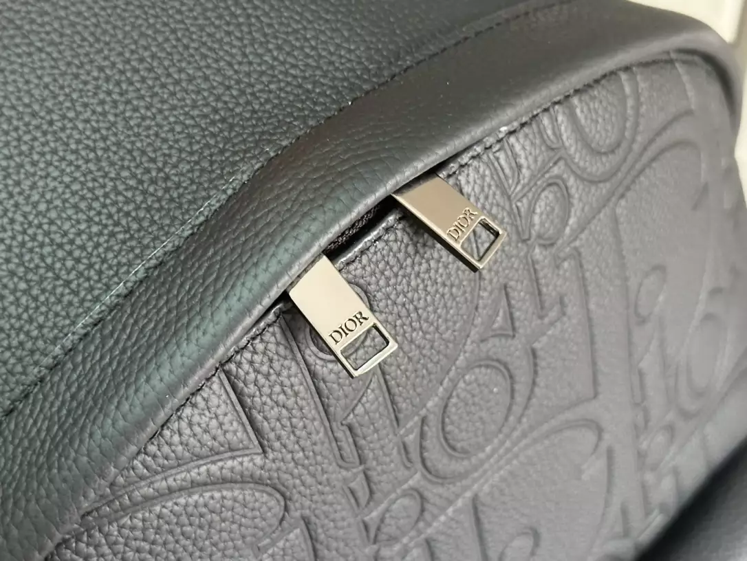 Rider 2.0 Backpack Black Dior Gravity Leather and Black Grained Calfskin